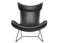 Кресло imola loft (bradexhome) черный 88x107x88 см.
