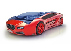 Кровать-машина карлсон roadster ауди (без доп.опций) (magic cars) красный 105x49x174 см.