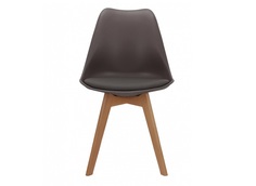 Стул eames bon (bradexhome) коричневый 54x84x54 см.