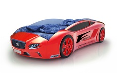 Кровать-машина карлсон roadster лексус (без доп.опций) (magic cars) красный 105x49x174 см.