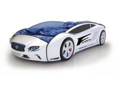 Кровать-машина карлсон roadster лексус (без доп.опций) (magic cars) белый 105x49x174 см.