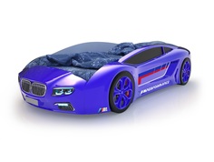 Кровать-машина карлсон roadster бмв (без доп.опций) (magic cars) синий 105x49x174 см.