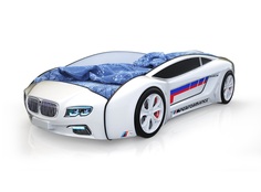 Кровать-машина карлсон roadster бмв (без доп.опций) (magic cars) белый 105x49x174 см.