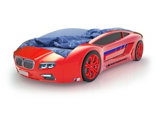 Кровать-машина карлсон roadster бмв (без доп.опций) (magic cars) красный 105x49x174 см.