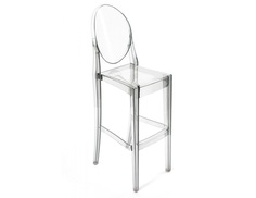 Стул барный victoria ghost (bradexhome) прозрачный 38x118x49 см.