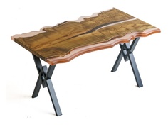 Обеденный стол (woodzpro) коричневый 90.0x75.0x145.0 см.
