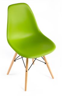 Стул eames (bradexhome) зеленый 46x82x55 см.