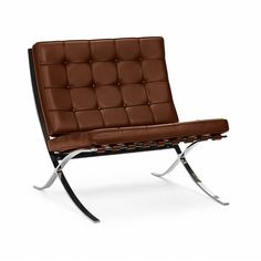 Кресло barcelona (bradexhome) коричневый 75x82x83 см.