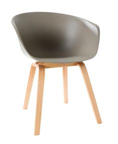 Кресло hee welling (bradexhome) серый 61x77x52 см.
