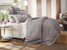 Комплект постельного белья (евро-плюс) (asabella) серый 50.0x5.0x37.0 см.