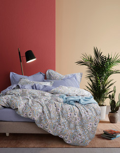 Комплект постельного белья (полутороспальный) (asabella) серый 50x5x37 см.