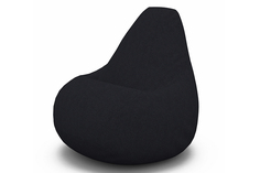 Кресло-мешок cooper (van poof) серый 85x120x85 см.