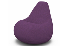 Кресло-мешок cooper (van poof) фиолетовый 85x120x85 см.