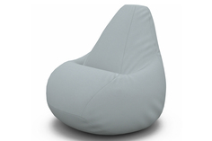 Кресло-мешок kiwi (van poof) серый 85x120x85 см.