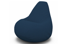 Кресло-мешок kiwi (van poof) синий 85x120x85 см.