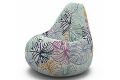 Кресло-мешок ivy (van poof) серый 85x120x85 см.