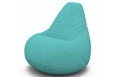 Кресло-мешок kiwi (van poof) бирюзовый 85x120x85 см.