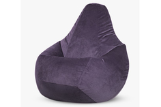 Кресло-мешок balu (van poof) фиолетовый 85x120x85 см.