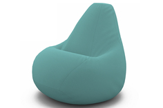 Кресло-мешок tori (van poof) голубой 85x120x85 см.