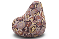 Кресло-мешок mehico (van poof) коричневый 90x135x90 см.