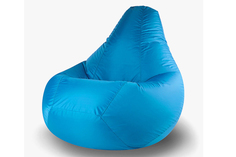 Кресло-мешок oxford (van poof) голубой 85x120x85 см.