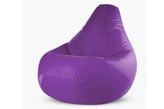 Кресло-мешок oxford (van poof) фиолетовый 85x120x85 см.