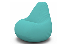 Кресло-мешок kiwi (van poof) бирюзовый 90x135x90 см.