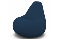 Кресло-мешок kiwi (van poof) синий 90x135x90 см.