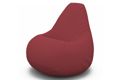 Кресло-мешок kiwi (van poof) красный 90x135x90 см.