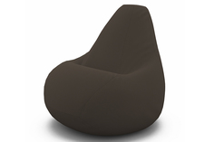 Кресло-мешок tori (van poof) коричневый 90x135x90 см.