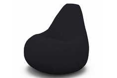 Кресло-мешок cooper (van poof) серый 90x135x90 см.