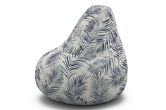 Кресло-мешок tropical (van poof) синий 90x135x90 см.