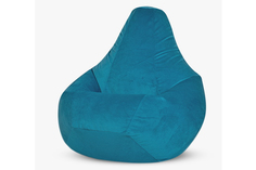 Кресло-мешок spaik (van poof) голубой 100x150x100 см.