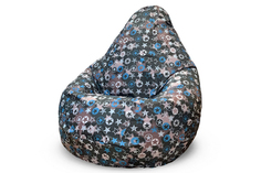 Кресло-мешок super stars (van poof) черный 100x150x100 см.