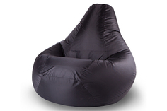 Кресло-мешок oxford (van poof) черный 90x135x90 см.