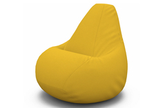 Кресло-мешок kiwi (van poof) желтый 100x150x100 см.