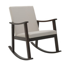 Кресло-качалка unkempt (to4rooms) белый 64.0x93.0x85.0 см.