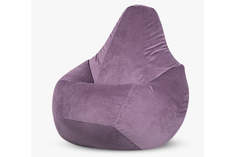 Кресло-мешок balu (van poof) фиолетовый 90x135x90 см.