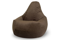 Кресло-мешок spaik (van poof) коричневый 90x135x90 см.