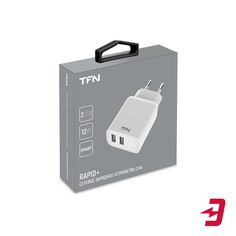 Сетевое зарядное устройство TFN Rapid+ 2xUSB 2.4A White (TFN-WCRPD12W2UWH)