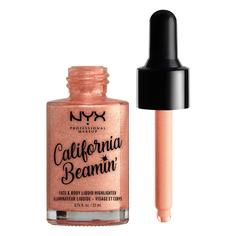 Жидкий хайлайтер для лица и тела CALIFORNIA BEAMIN’ FACE AND BODY LIQUID HIGHLIGHTER NYX Professional Makeup