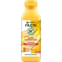 Fructis Шампунь "Банан Superfood Питание" для очень сухих волос Garnier