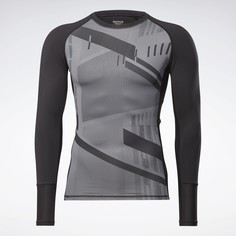 Лонгслив Printed Compression Reebok