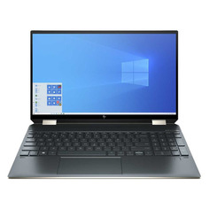 Ноутбук-трансформер HP Spectre x360 15-eb0042ur, 15.6", AMOLED, Intel Core i7 10750H 2.6ГГц, 16ГБ, 1000ГБ SSD, NVIDIA GeForce GTX 1650 Ti - 4096 Мб, Windows 10, 22N64EA, синий