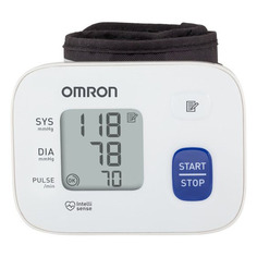 Тонометр автоматический OMRON RS2 (HEM-6121-RU), (без адаптера питания), 13,5-21,5см