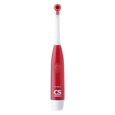 Электрическая зубная щетка CS MEDICA CS-465-W, цвет: красный и белый