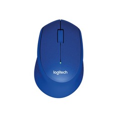 Мышь Logitech M330 Silent Plus, оптическая, беспроводная, USB, синий [910-004910]