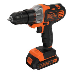 Многофункциональный инструмент BLACK+DECKER MT218K-QW, аккумуляторный, рыжий/черный