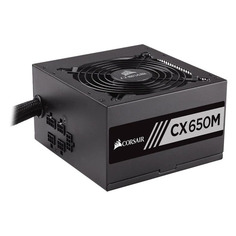 Блок питания Corsair CX650M, 650Вт, 120мм, черный, retail [cp-9020103-eu/rps0029]