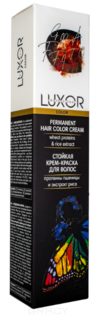 Domix, Профессиональная перманентная крем-краска для волос Luxor Color, 60 мл (38 оттенков) 10.25 Платиновый блондин фиолетовый махагоновый Elea Professional